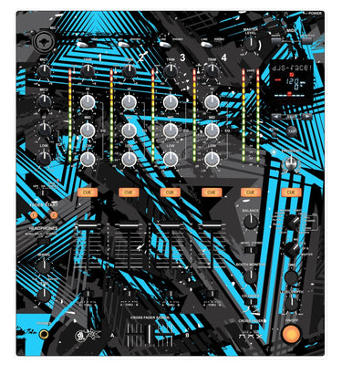 Pioneer DJ DJM 700 Skin Ridge Blue Light